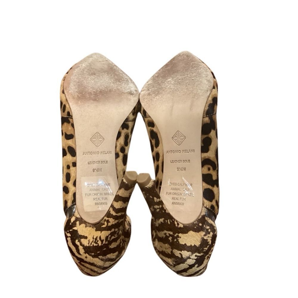 ANTONIO MELANI Carlenie Animal Print Calf Hair 9.5 - Picture 9 of 15